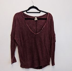 Free People purple tunic